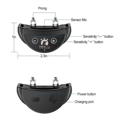 CalmBark Pro – Rechargeable No-Bark Dog Collar (3-Pack) for Gentle & Effective Training