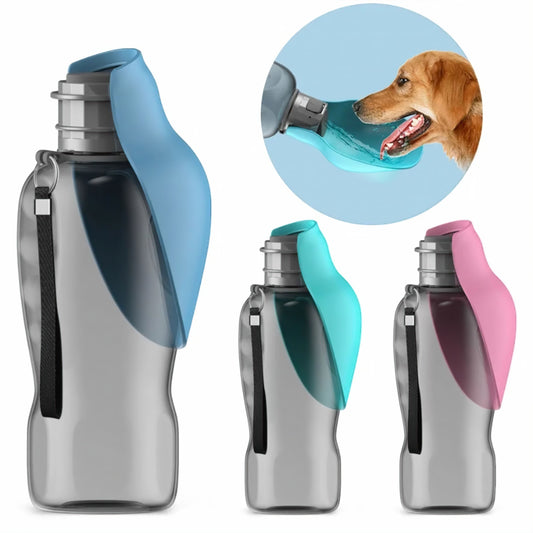 HydroPaws™ Portable Dog Water Bottle – 800ml Leak-Proof Travel Dispenser