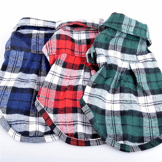 Pawsh Plaid Dog Shirt – Cozy, Stylish & Perfect for Any Occasion