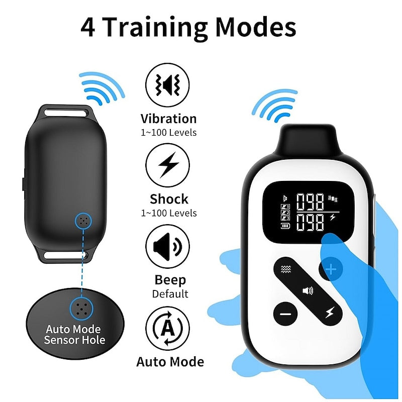 PawPerfect Smart Training Collar – Remote & Auto Anti-Bark Mode