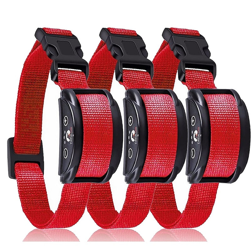 CalmBark Pro – Rechargeable No-Bark Dog Collar (3-Pack) for Gentle & Effective Training